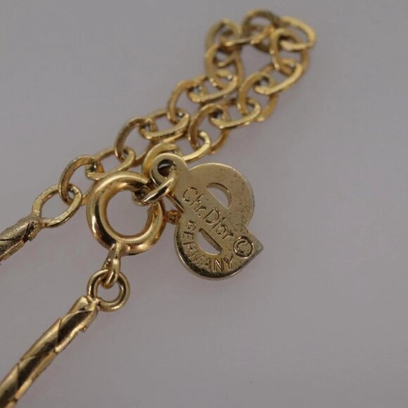 Christian Dior Necklace metal Gold Auth yk16832 - Picture 11 of 12
